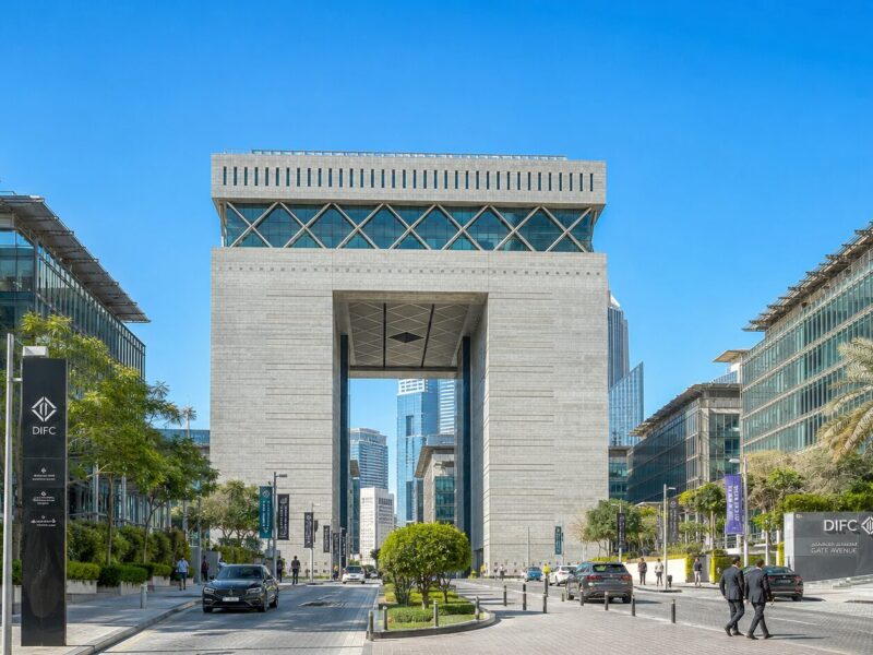 ドバイ国際金融センター（DIFC）のゲート地区